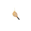 Stikla-dekors-Gold-tennis-racket,-9.5-cm