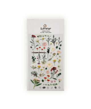 Uzlīmju komplekts Flower letter