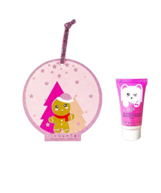 Ziemassvētku rotājums un roku krēms Santa Snow Ball Ginger, Inuwet