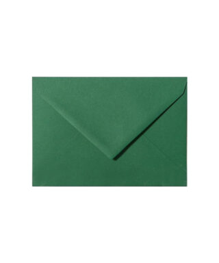 B6 izmēra aploksne Dark Green, ar trijstūra veida aizdari