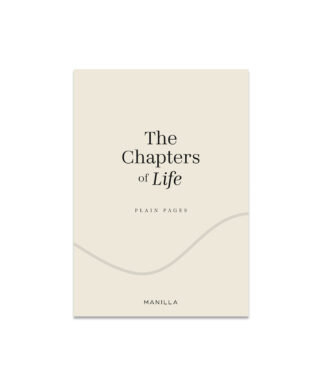 Papildlapas Blank pages, Chapters of life, Manilla