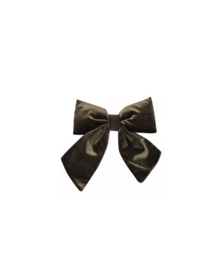 Dekors Velvet Bow, with clip, Dark green, 16 cm x 14  cm