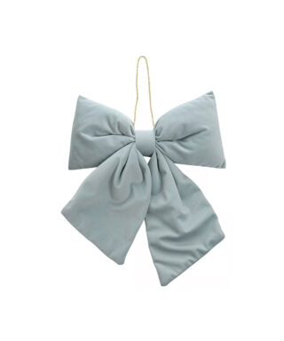 Dekors Velvet Bow, Duck Egg, Hanger, 38 cm x 32 cm