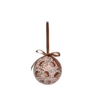 Dekors Hedgehogs, Christmas ball, 8 cm