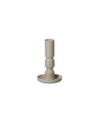 Svečturis Ania Taper Candle Holder, Light Brown Mist, keramika