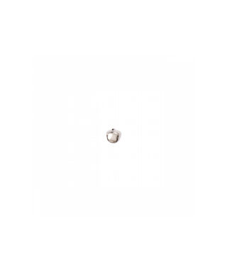 Dekoratīvs zvaniņš Jingle Bells, sudraba krāsa, 8 mm, 1 gab.