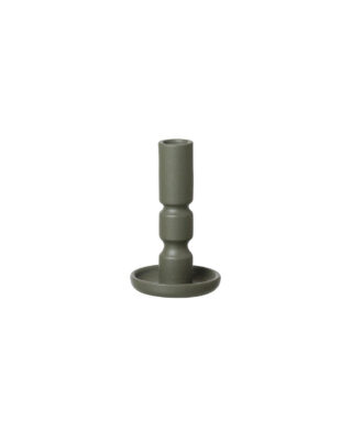 Svečturis Ania Taper Candle Holder, Burnt Olive, keramika