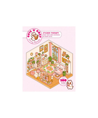 Uzlīmju grāmata Cute 'n' Cozy Sticker Therapy