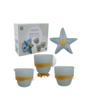 Vannas rotaļlieta Cups Set Starfish, Little Dutch