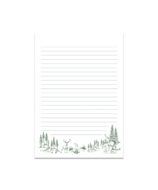 Vēstuļu lapa Woodland, A5, Manilla