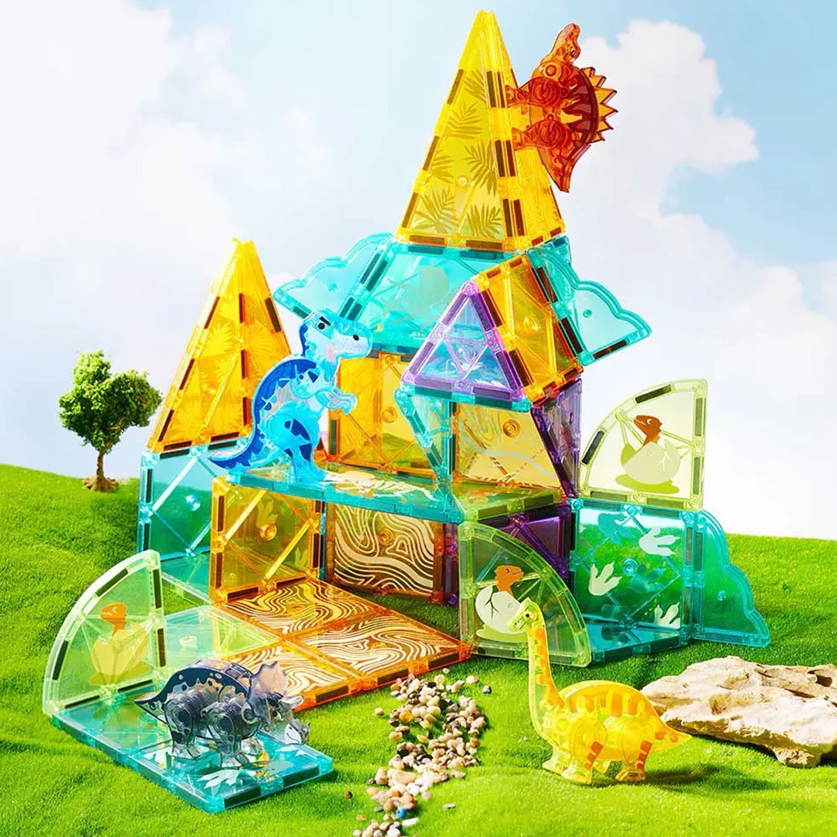 2_Magnetiskais-konstruktors-Jurassic-adventures,-Mideer
