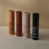 2_Sveces-Cypress-&-Fir-Twisted-Tapers,-Metallic-Copper,-2-gab