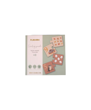 Puzle Counting puzzle, Nordic animals, Filibabba