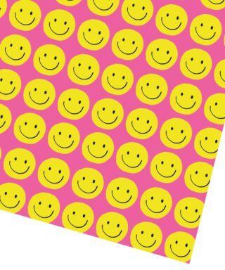 Dāvanu iesaiņojamais papīrs Neon Smiley Wrap