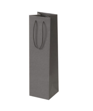 Dāvanu maisiņš Bottle, Dark Grey, 40 cm x 11 cm x 11 cm