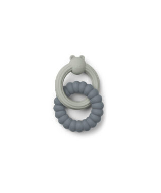 Graužama rotaļlieta Herbert Teether, Mr bear blue mix, silikona, Liewood