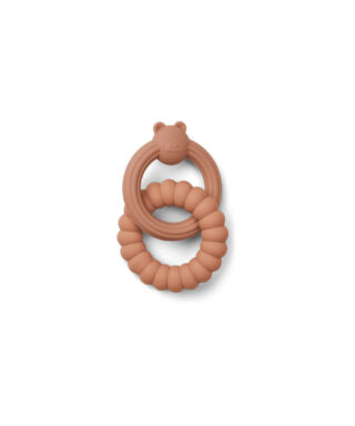 Graužama rotaļlieta Herbert Teether, Mr bear rose mix, silikona, Liewood