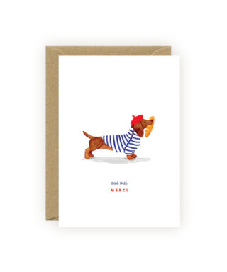 Kartīte Oui oui Merci, All the ways to say