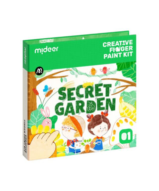 Krāsojamā grāmata Secret garden, Finger paint kit, Mideer