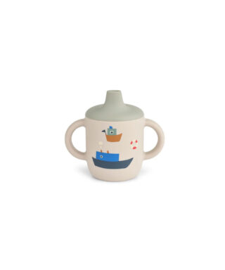 Krūze Neil Sippy cup, Sailing / Sandy, Liewood