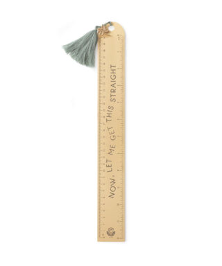 Lineāls Let Me Get This Straight, Gold, 30 cm