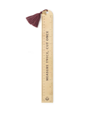 Lineāls Measure Twice, Cut Once, Gold