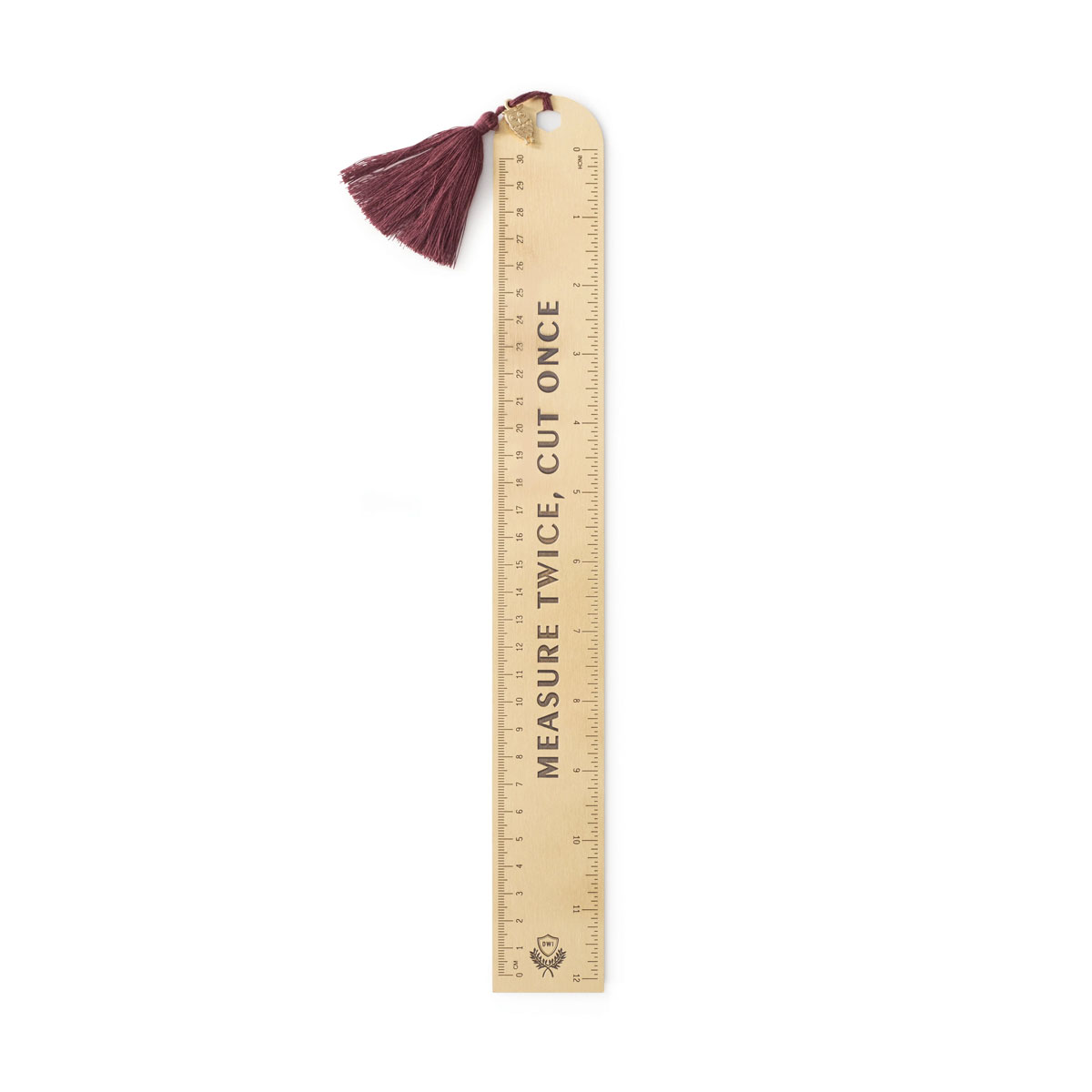 Lineals-Measure-Twice,-Cut-Once,-Gold
