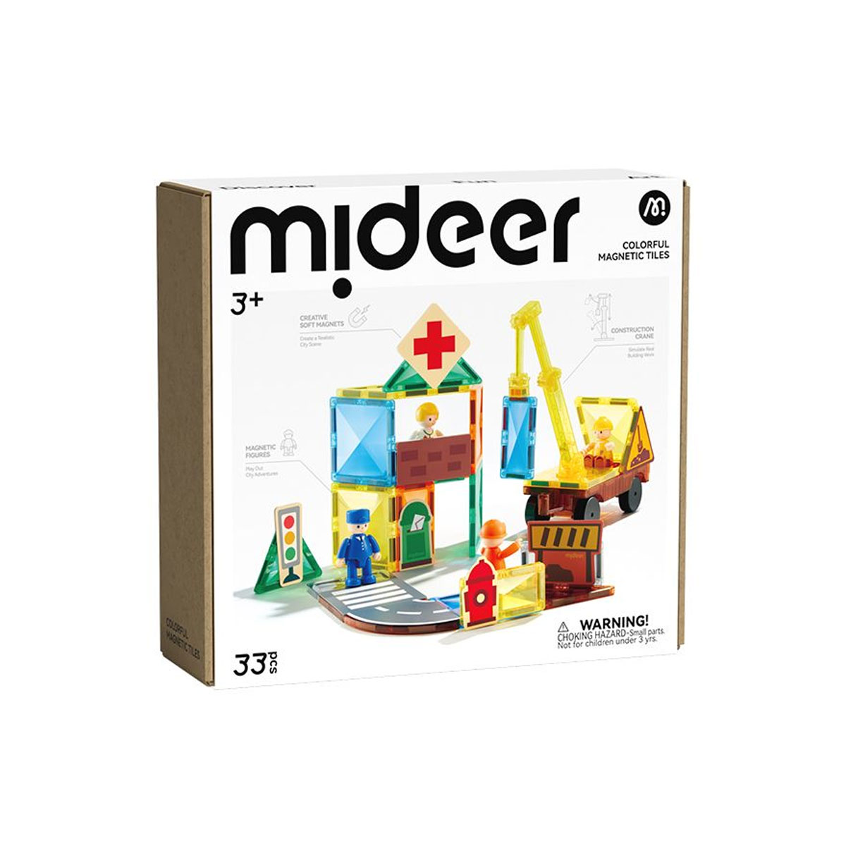 Magnetiskais-konstruktors-City-hero-squad,-Mideer