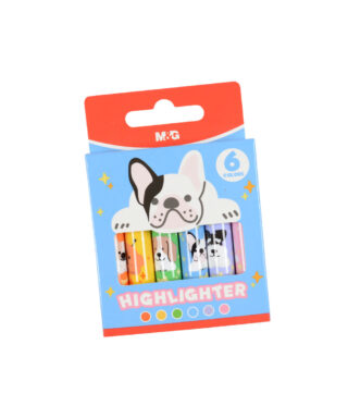 Marķieru komplekts Puppy, Mini, 6 gab.