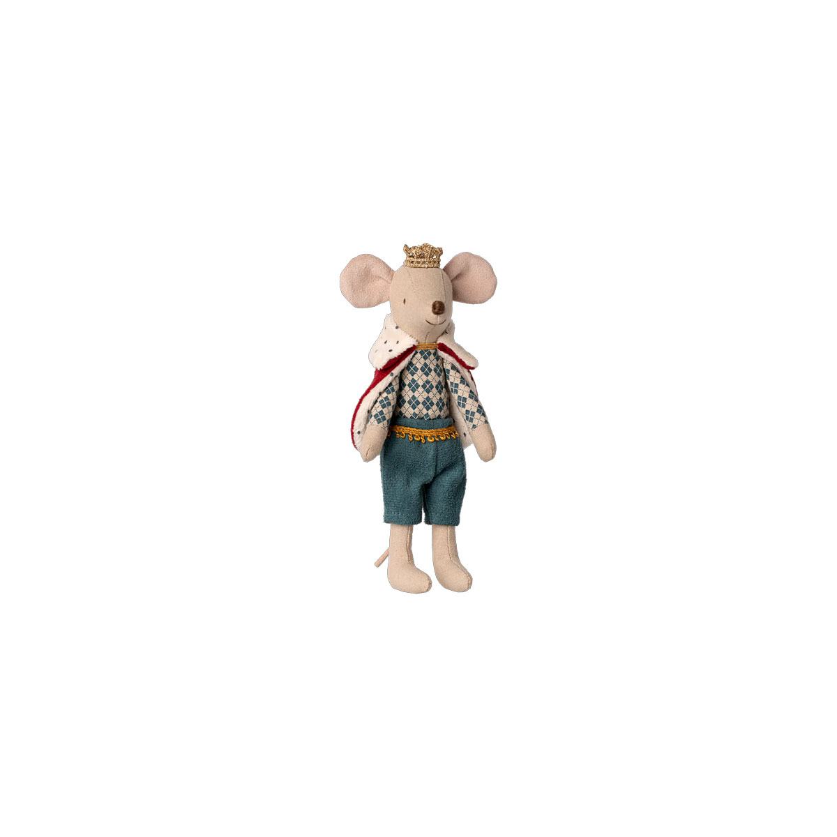 Miksta-rotallieta-King-mouse,-Dad-mouse,-Maileg