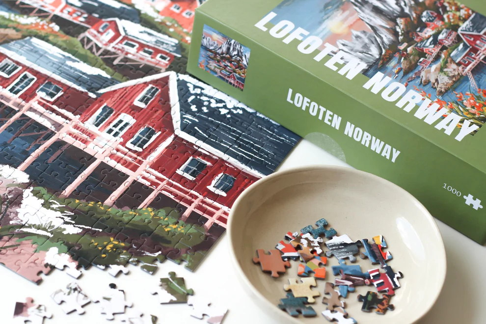 Piecely-Lofoten-Norway-Puzzle-1000-Teile-Claire-Morris-5