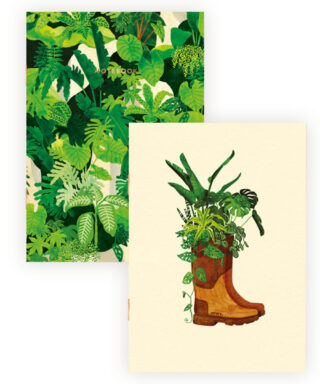 Piezīmju burtnīcu komplekts Gardening Boots Duo, 2 gab.,
