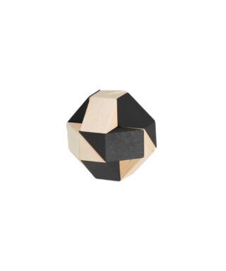 Prāta spēle IQ TEST, Black, koka