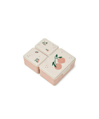 Pusdienu kārba Driss, Peach me / Sea shell, Liewood