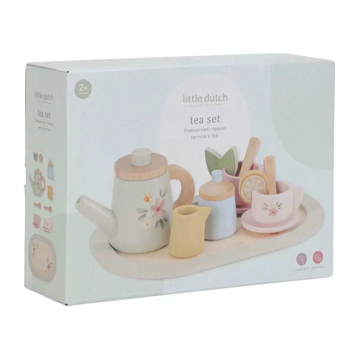 Spelu-komplekts-Tea-set,-Little-Dutch