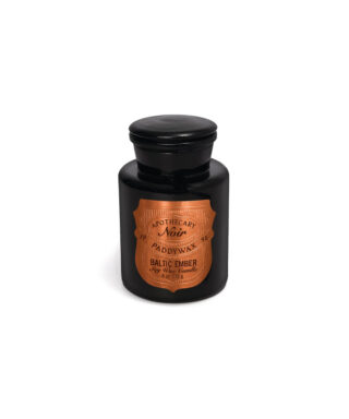 Svece Apothecary Noir, Glass Jar Candle - Baltic Ember, 226 g