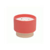 Svece-Color-Block-Red-Ceramic-Candle,-Amber-and-Smoke,-453gr,-Paddywax