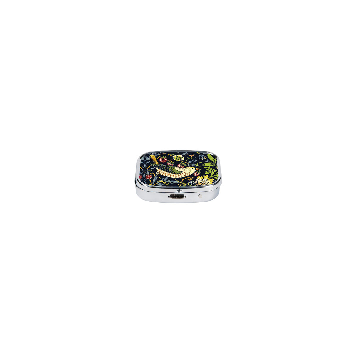 Traucins-Pill-box,-William-Morris,-strawberry-thief