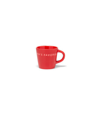 Keramikas krūze Santa's Favourite, Espresso, Red, 80 ml