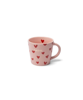 Keramikas krūze Hearts amore, Pink, 250 ml