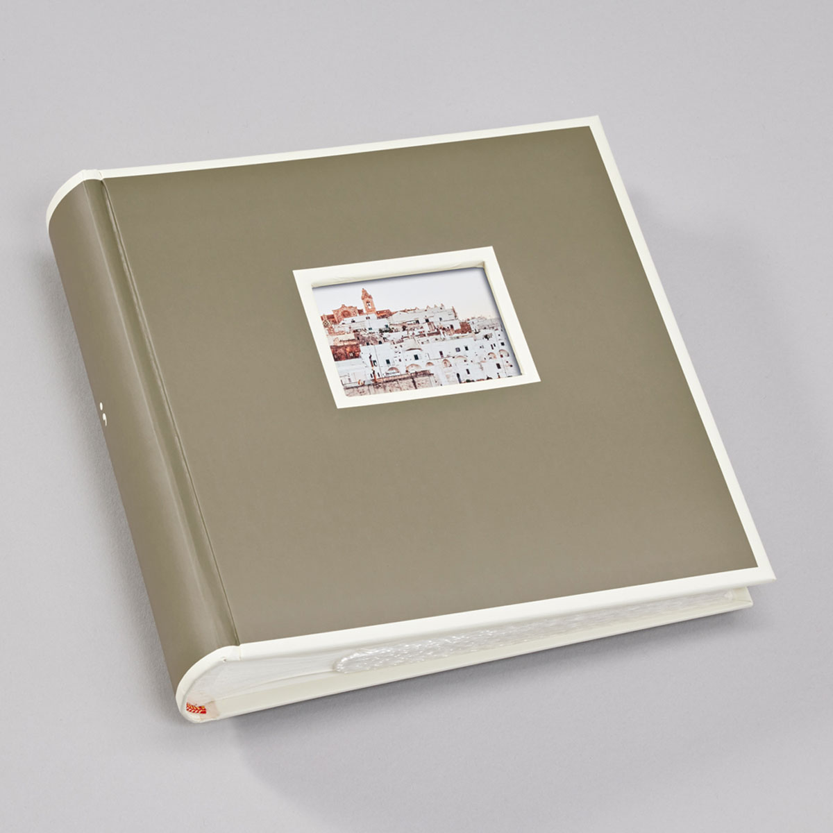 2_Fotoalbums-200-Pockets-Album,-fango,-Semikolon