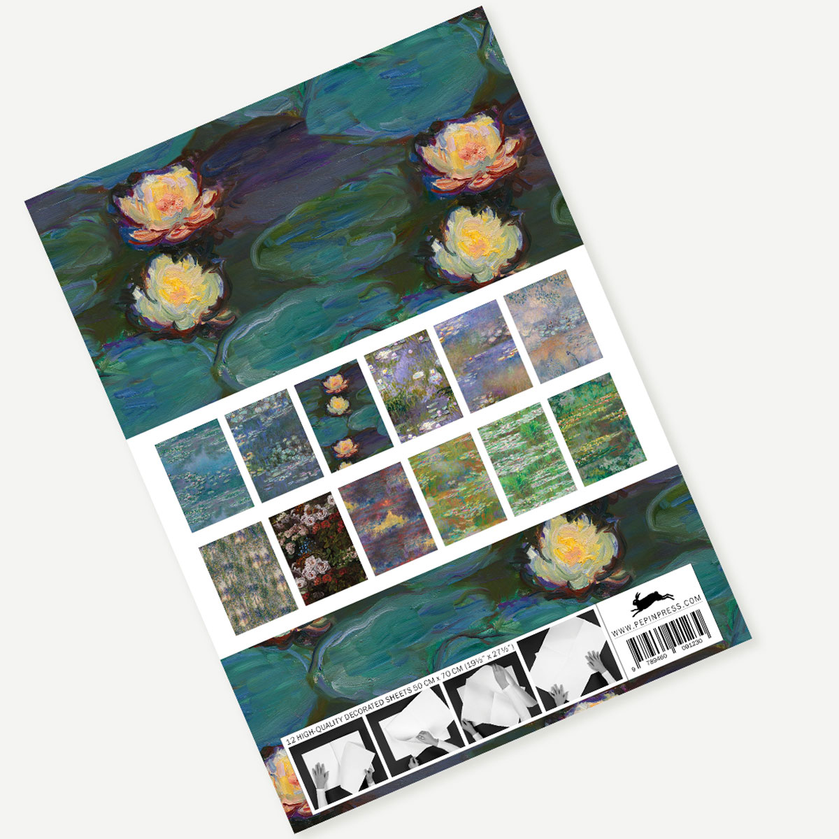 2_Papiru-kolekcija-Claude-Monet-Gift-&-Creative-Paper-Book-Vol-101