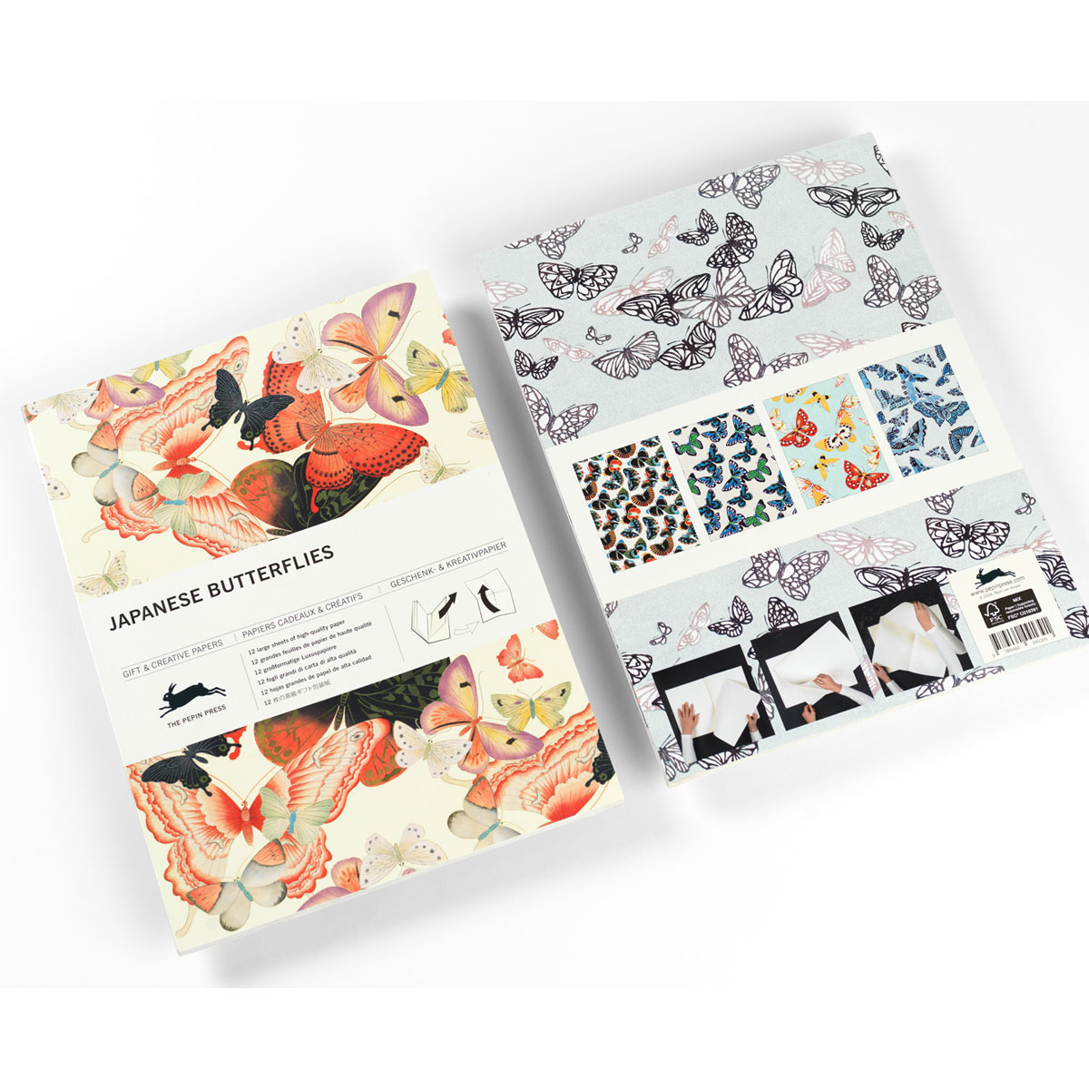 2_Papiru-kolekcija-Japanese-Butterflies-Gift-&-Creative-Paper-Book-Vol-117