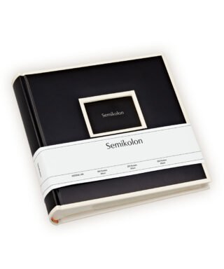 Fotoalbums 200 Pockets Album, black, Semikolon