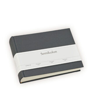 Fotoalbums Classic Small, lava stone, krēmkrāsas lapas, Semikolon