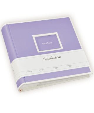 Fotoalbums 200 Pockets Album, lilac silk, Semikolon