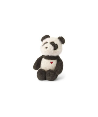 Grabulis Dania Panda Rattle, Sandy / Dark grey, Liewood