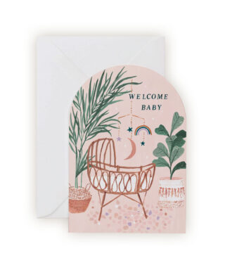 Kartīte Welcome Baby Card, Neutral
