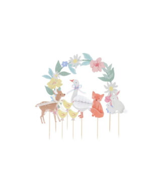 Kūkas dekors Little Animals, Meri Meri