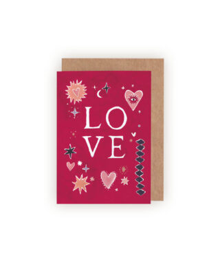 Mini kartīte Hearts, Mini Love